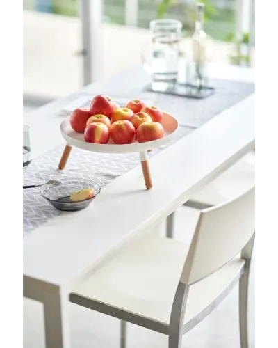 multipurpose tray with wooden legs