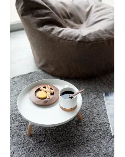 multipurpose tray with wooden legs