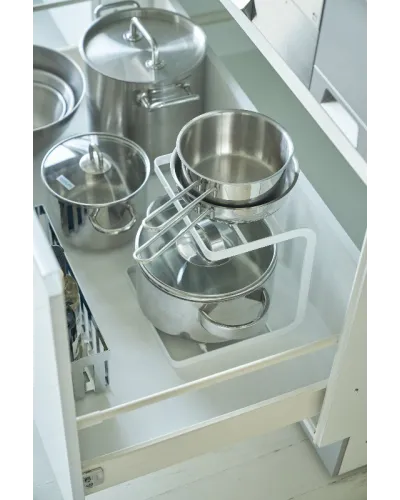 steel support for pans