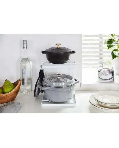 steel support for pans