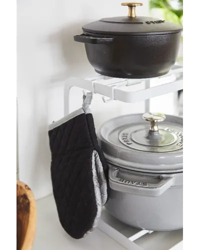 steel support for pans