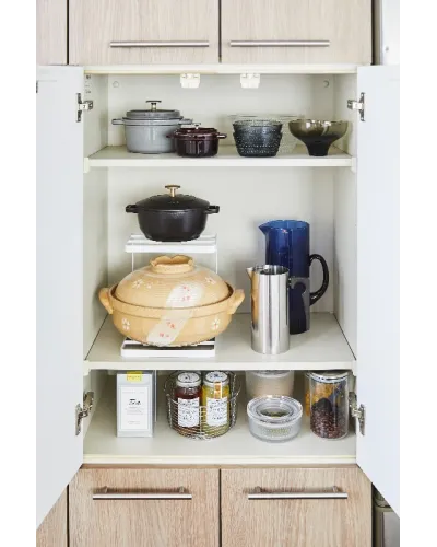 steel support for pans