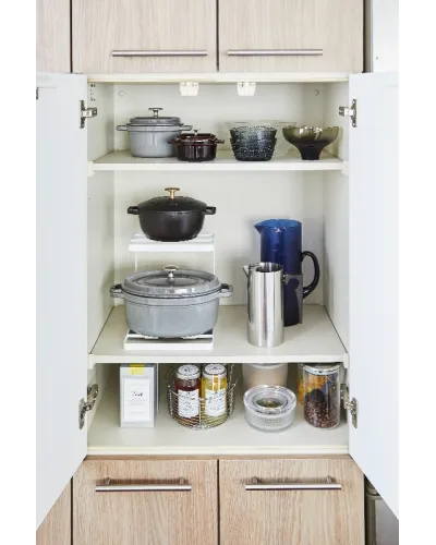 steel support for pans