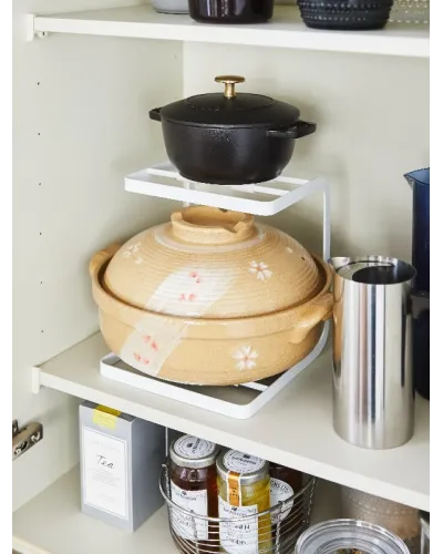 steel support for pans