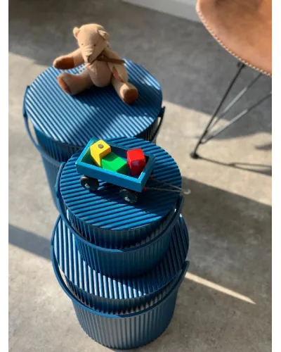 Hachiman stackable bucket that can be used as a container for home, office