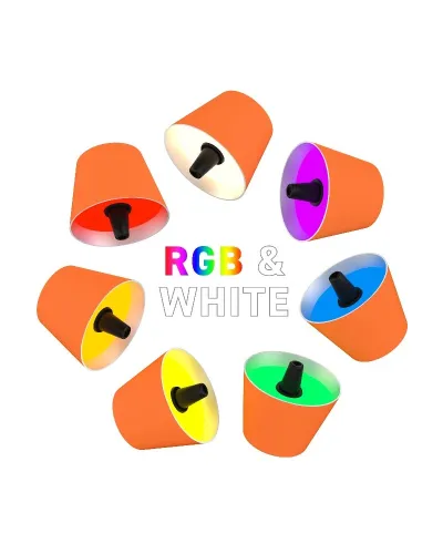 Lampada a LED ricaricabile per interni ed esterni, luce dimmerabile, impermeabile