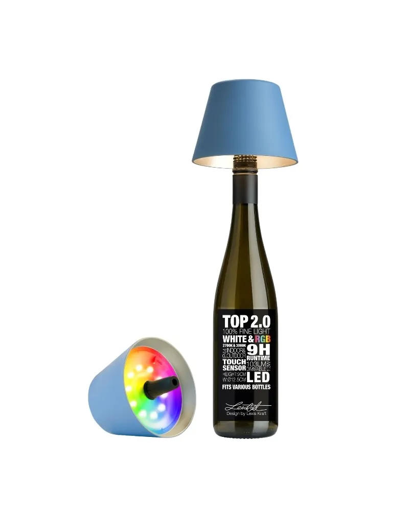 Lampada a LED ricaricabile con luci colorate