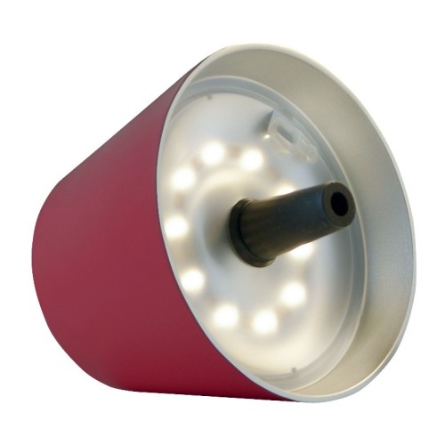 Rechargeable LED lamp with colored lights