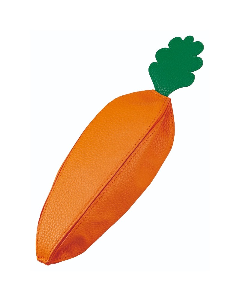 carrot pouch for small items and cosmetics for school and office