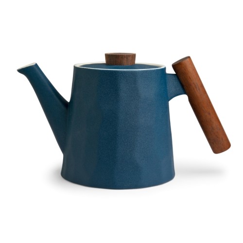 fine porcelain teapot born china blue