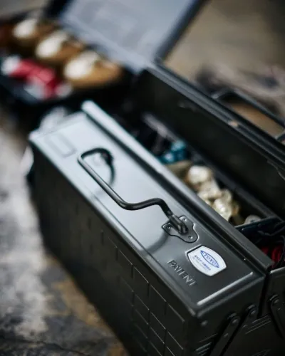 steel box for tools and objects