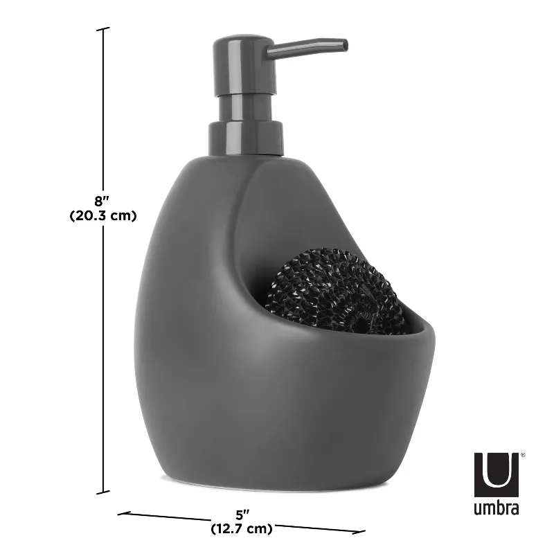 Dispenser Sapone Cucina,Porta Sapone Cucina 4 in 1, per lavello, per