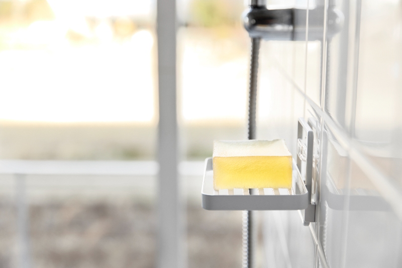 Yamazaki adhesive-mounted soap tray